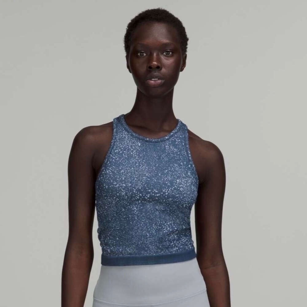 NWT Lululemon Ebb to Street RB Crop Tank | Size 4